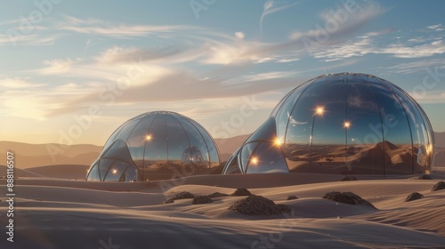 The Martian Colony, terraforming, Moon Dome City and geodesic domes on Mars are explored with 3D renderings. Ai generated Geodesic bubbles are seen.