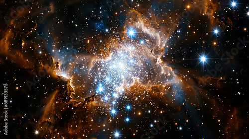 Star-forming region in deep space