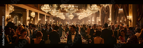 Exquisite Roaring Twenties Soiree: Reverie in Gatsby's Decadent World of Jazz and Champagne