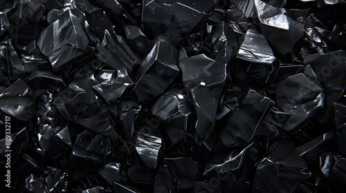 shiny obsidian background and texture, reflective, black color, rock formation, black obsidian background and wallpaper, black banner and header