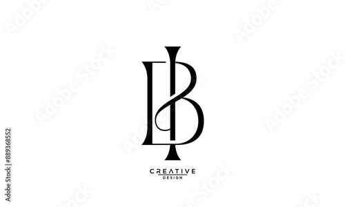 BI, IB, B, I, Abstract Letters Logo Monogram