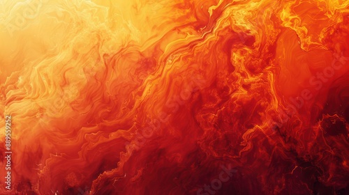 Abstract fiery textures and patterns in shades of orange, resembling flames or hot coals