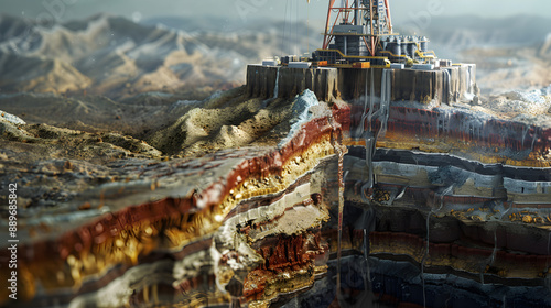 Unearthing Oil Secrets Beneath Crustal Layers exploration geology oilfields