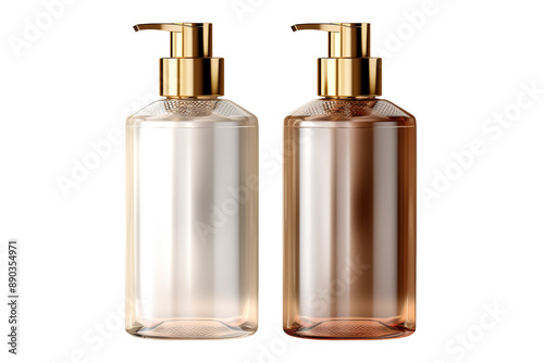 The Synchronized Elegance of Soap Dispensers on White or PNG Transparent Background.