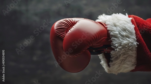 Holiday Knockout, Santa Claus with Boxing Gloves on Boxing Day