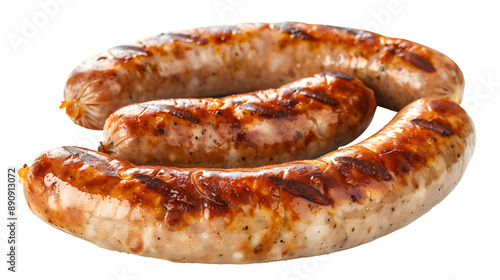 bratwurst sausages isolated