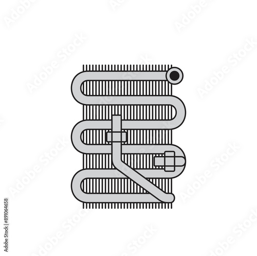 evaporator, spare part of air conditioner car.