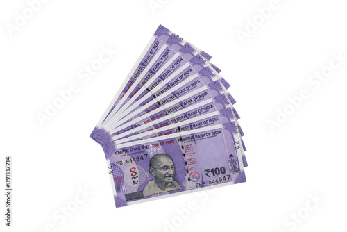 Indian currency notes, 100 Rupees notes