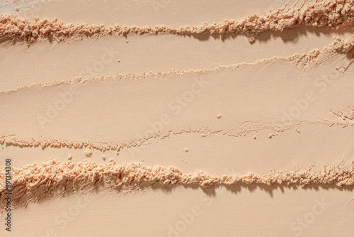 Pressed powder or blusher nude beige textured background