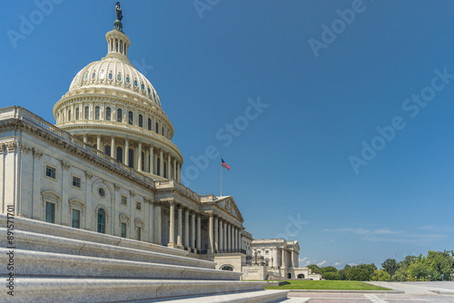 The United States Capitol building in Washington DC, USA.