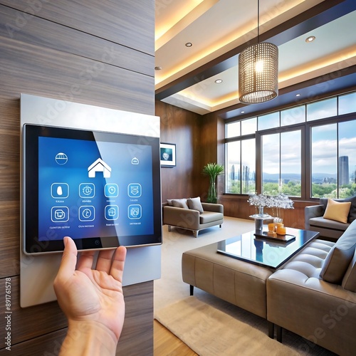 ai driven smart home interfaces innovative and intuitive ui designs, modern living room interior