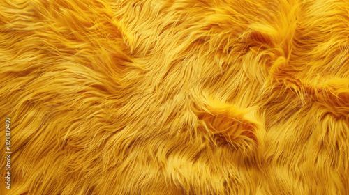 Smooth and luxurious yellow fur texture background, exuding elegance and sophistication