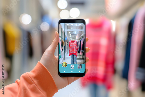 Women's Fashion Shopping Enhanced by Smartphone Technology