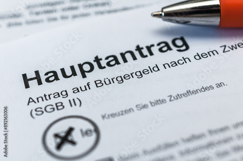 Antrag auf Bürgergeld in Deutschland