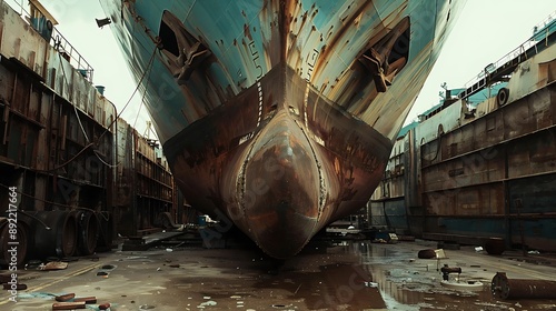 Ship prop inspection while a vessel is in dry dock