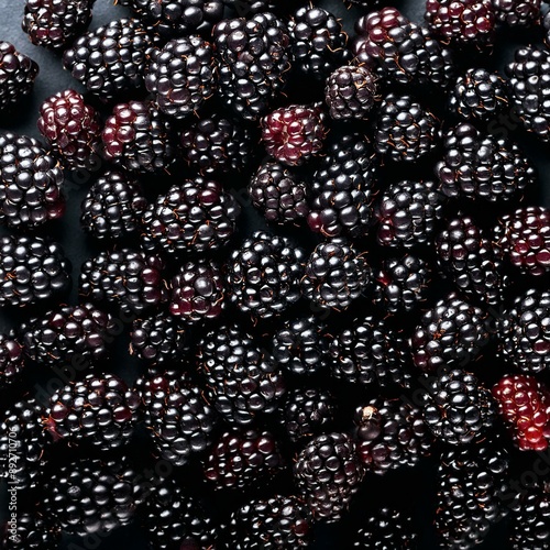 blackberry fruit food, AI generated