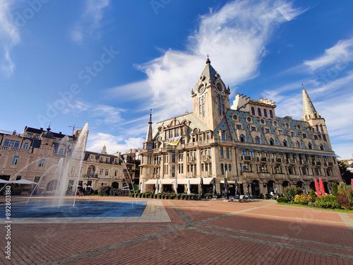 beautiful architecture in Area of ​​​​Europe in the city of Batumi Georgia