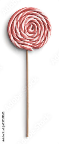 Vintage Style Red and White Lollipop