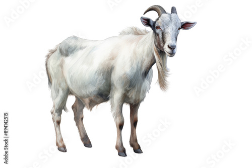 goat isolated on white background