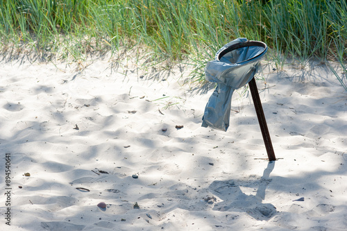 Baltic sea at day in Poland