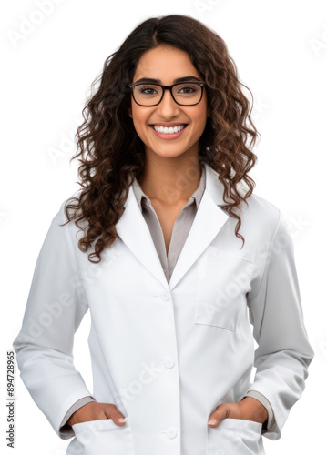 PNG female doctor, transparent background