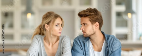 Tense Couple in Car Struggling with Communication Issues and Relationship Problems