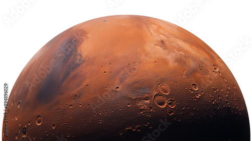 Mars Planet transparent png, isolated space graphic resource