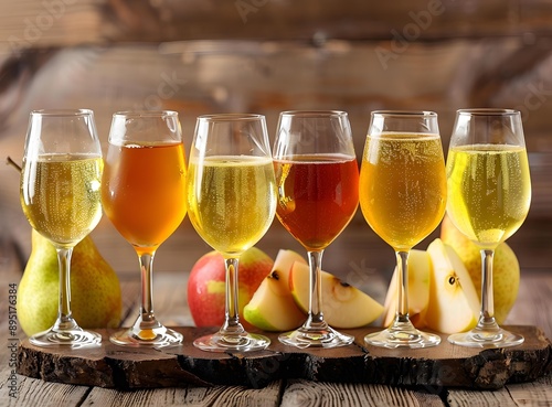 Apple Cider Tasting with Pears and Apples