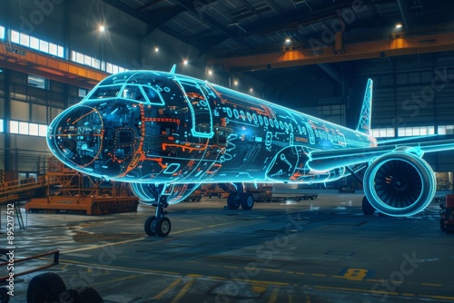 Digital twin tech enhances airbus a320 maintenance with holographic structure modeling