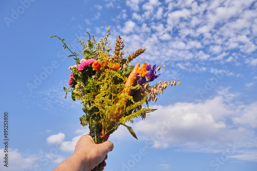 Herbal consecration and herb bush day of the Assumption of Mary day