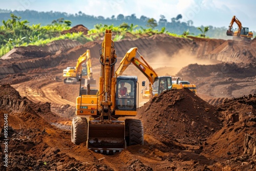 Earthmoving with modern techniques for reclamation involves large-scale, organized operations to restore and repurpose land.