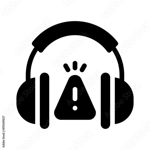 ear muffs glyph icon