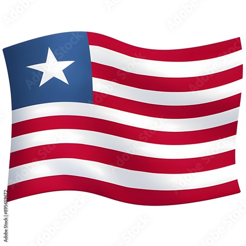 Flag: Liberia