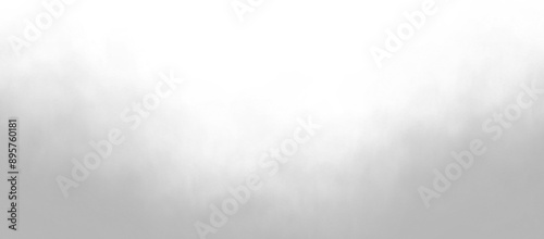 Realistic white smoke isolated on transparent white background