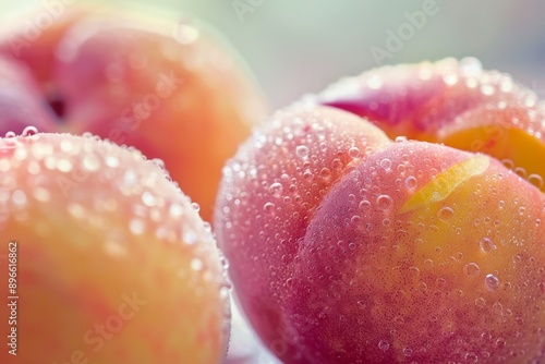 Hale Haven Peach fruit background