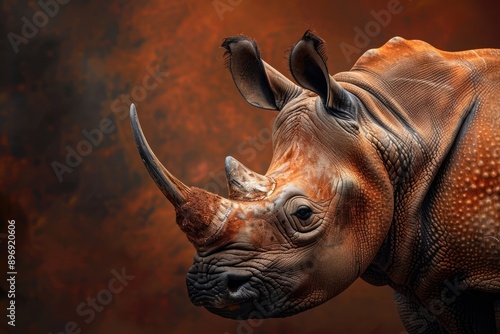 Majestic Rhinoceros Portrait