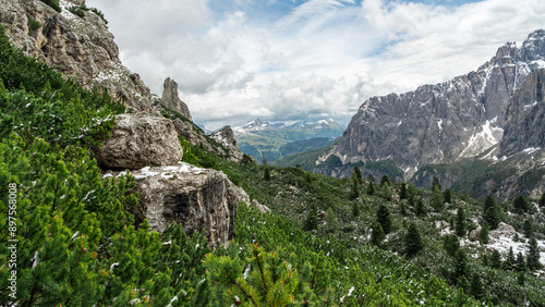 Dolomite Drama: Captivating Mountain Views from the Cir Group Hiking Trail