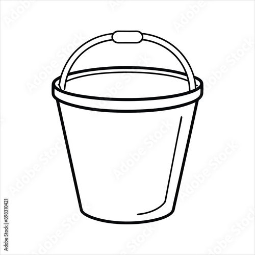 bucket vector illustration