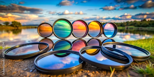 Creative Use of Lens Filters Like Polarizers or ND Filters AI-Generated Content