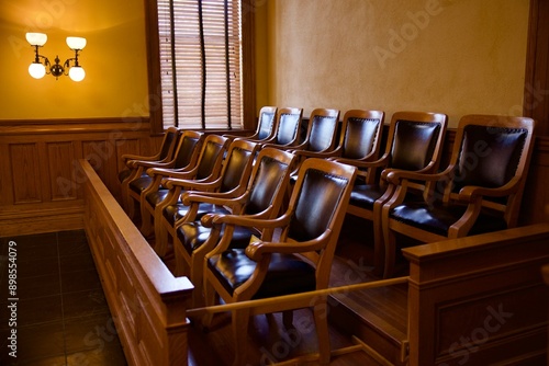 jury box at the old county courthouse