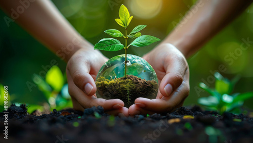 Woman hand holding earth, save planet, earth day, sustainable living, ecology environment, climate emergency action, world environment day concept, illustration for global warming content, 2024