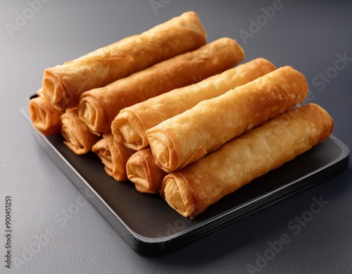 Turkish deep fried cigar shaped spring rolls, sigara borek 