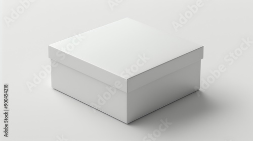 A Simple and Elegant White Square Box for Various Uses