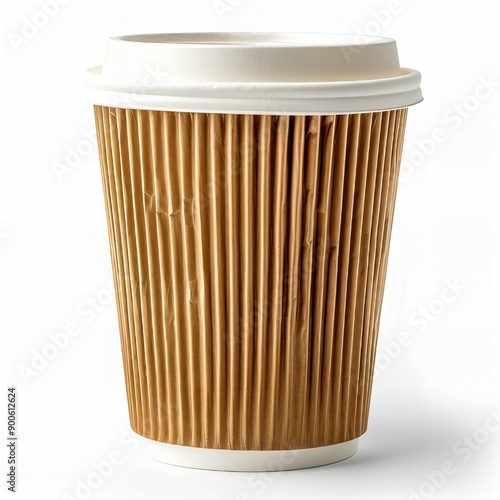 Paper Cup for dinks , isolated with white background