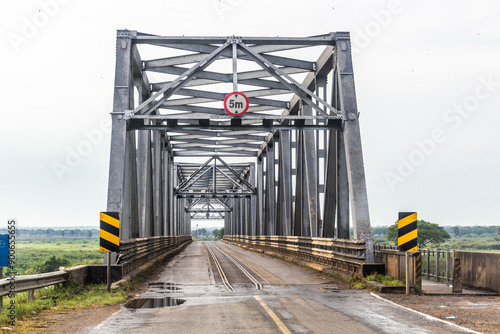 Albert Nile bridge near Pakwach town, Uganda