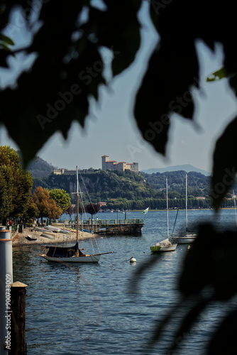 A particular view of the Angera fortress.