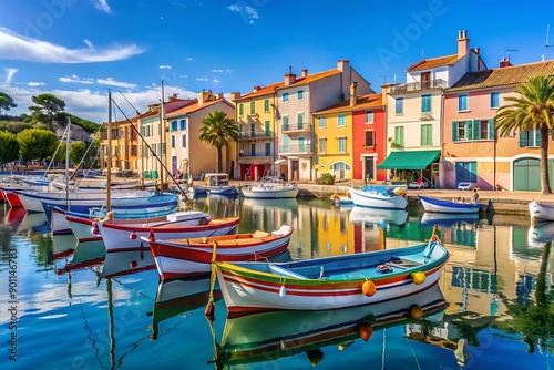 Harbour of Martigues, South of France