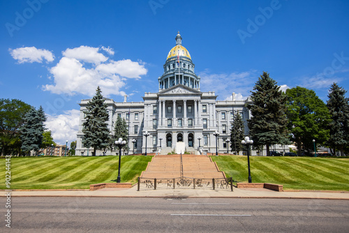 Colorado state Capitol building in Denver city