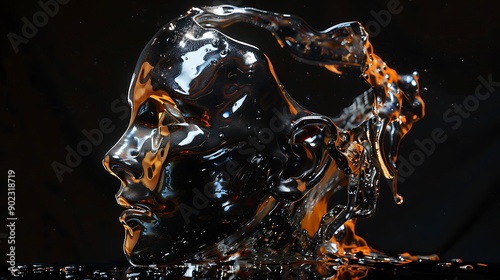 Abstract Liquid Sculpture