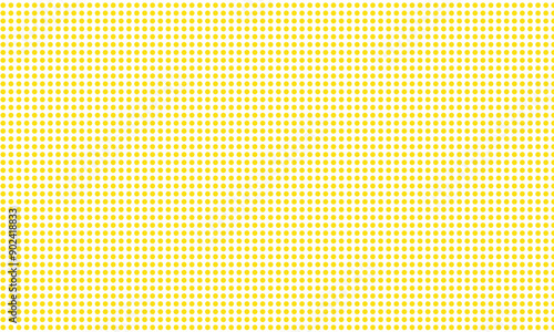 abstract simple yellow polka dot grid pattern can be used background.